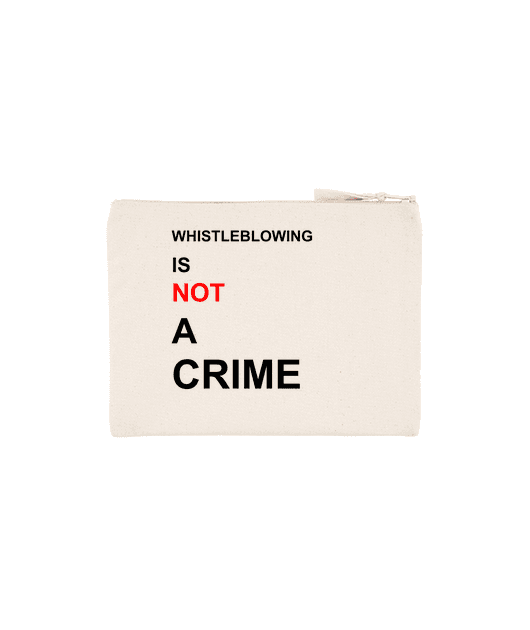 WHISTLEBLOWING IS NOT A CRIME!  - Pochette